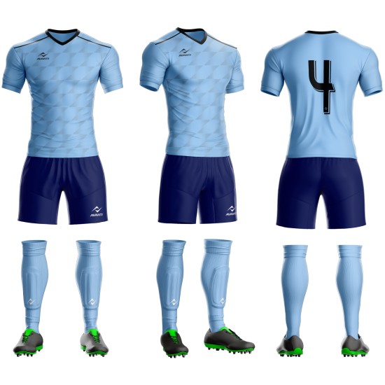 Soccer uniforms, soccer uniform kits, team soccer jerseys, and custom jerseys soccer in the Horizon Uniform Package from Avanti Sportswear. Includes cheap soccer jerseys