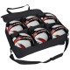 Match Ball Bag with durable polyester and ventilated mesh panel.