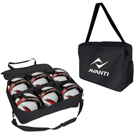 Match Ball Bag with durable polyester and ventilated mesh panel.