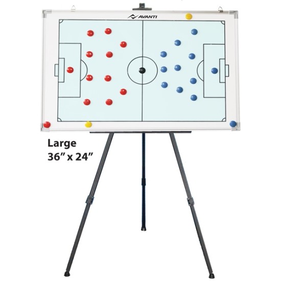 Soccer Field Board-Large with dry-erase surface and marker.