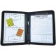 Zippered Soccer Coaching Planner with dry-erase board and soccer field diagram.