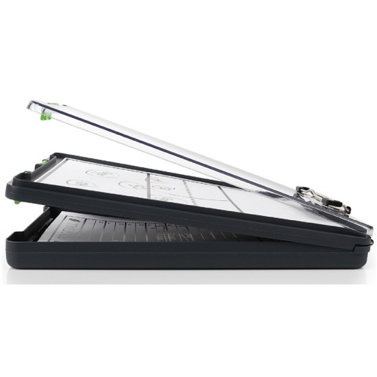 Clear View Coaching Clip Board with soccer field diagram.