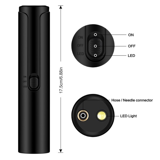 Electric Hand Pump with rechargeable battery.