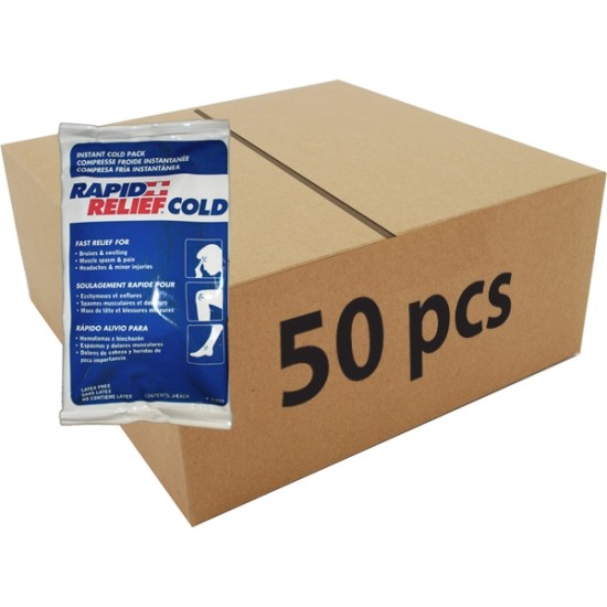 Instant Cold Pack - Sml (Case 50) for bulk supply of quick relief cold packs.