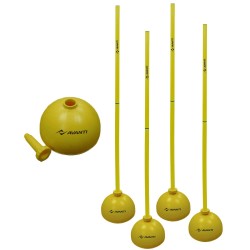 Dome Based Slalom Poles (Set of 4)