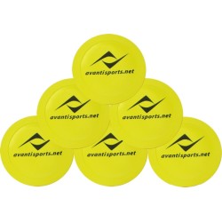 Rubber Flat Marker Set (6) Yellow