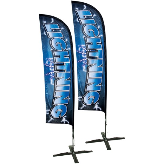 Feather Style Flags (2) for eye-catching displays