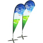 Tear Drop Style Flags (2)