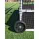 High-quality fixed wheels for field hockey goals, enhancing mobility and ease of transport.