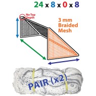 24 x 8 (x 0 x 8) 3mm Braided Nets