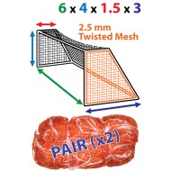 6 x 4 (x1.5 x 3) 2mm Twisted Nets