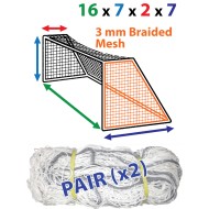 16 x 7 (x 2 x 7) 3mm Braided Nets