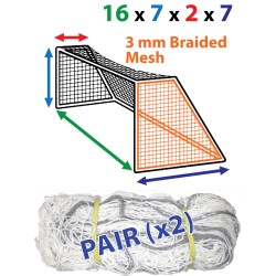 16 x 7 (x 2 x 7) 3mm Braided Nets