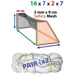 16.5 x 6.5 Braided 9cm SAFETY Nets