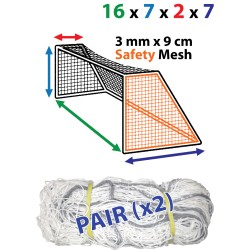 16.5 x 6.5 Braided 9cm SAFETY Nets
