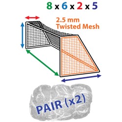 8 x 6 (x 2 x 5) 2.5mm Twisted Nets