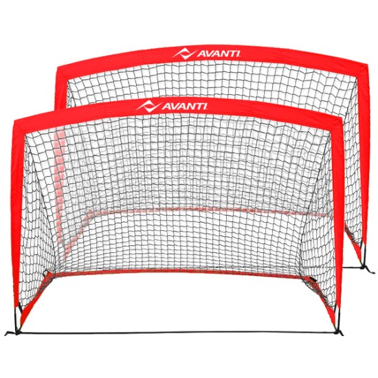 4 Foot Quick Soccer Goal PAIR - Fast Training Soccer Goals