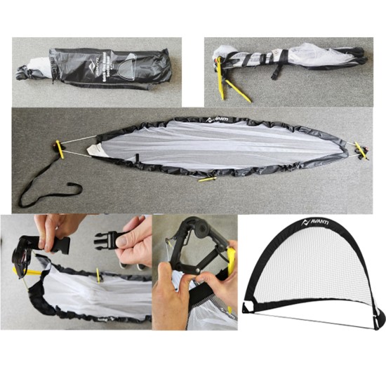 Fold-Up Soccer Goals 6 Ft Pair