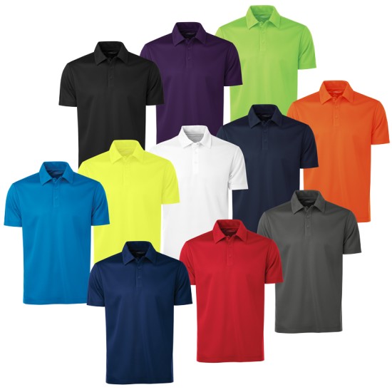 Performance Sport Polo Shirt in Action