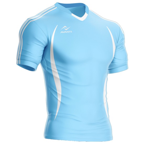 Stylish and Comfortable Striker Soccer Jersey with Kool Knitâ„¢ Fabric in 22 Colors Striker Soccer Jersey featuring soft Kool Knitâ„¢ fabric, available in 22 colors, providing comfort and breathability for league play.